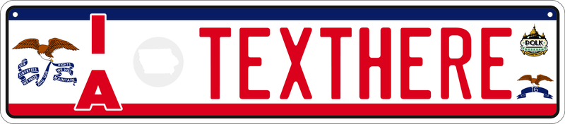 Illustration for article titled Reimagining US License Plates as Euro Plates - Installments 41-45 (ME, IA, ND, DE, FL)